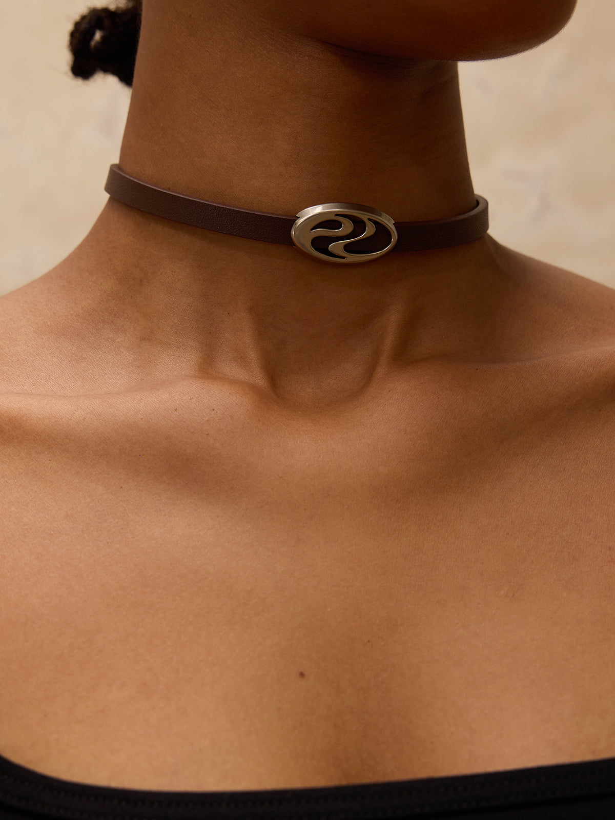 Personsoul Leather Choker