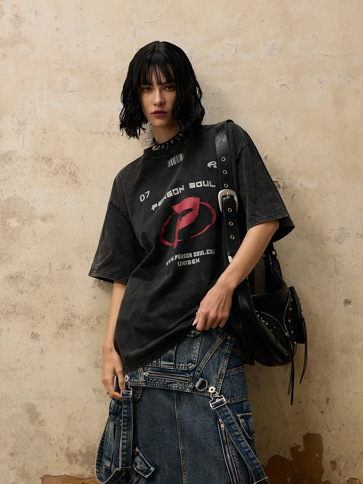 Personsoul Wash Vintage T-shirt