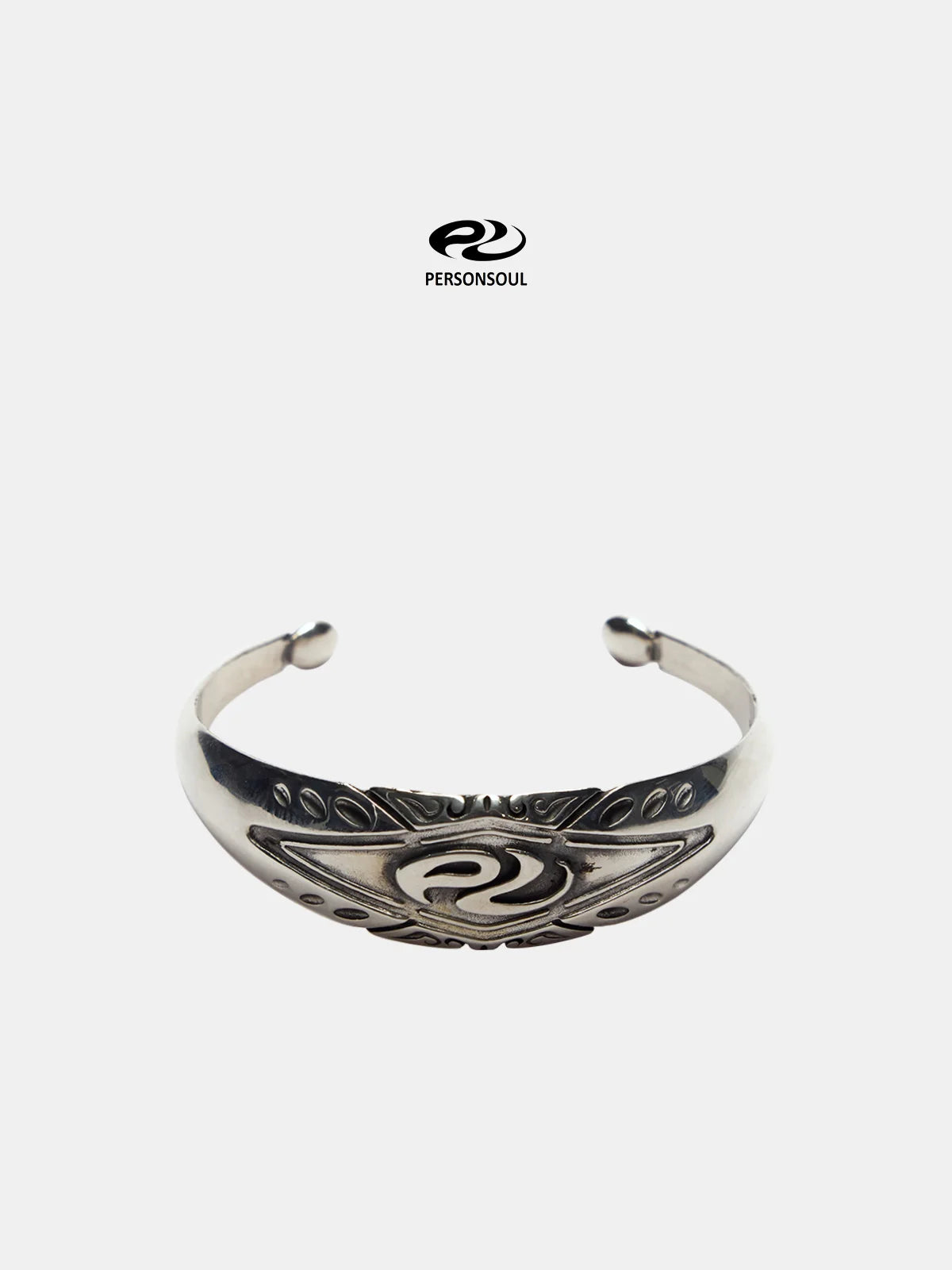 Personsoul Yuan Symbol Silver Bracelet