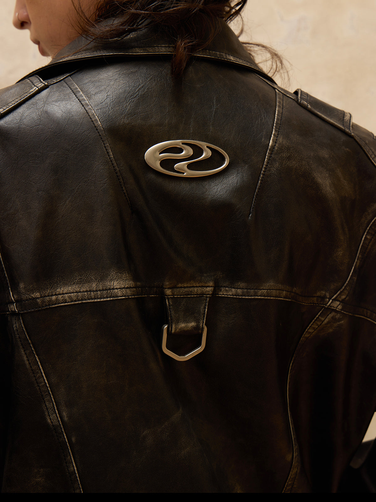 Vintage Brush Leather Jacket