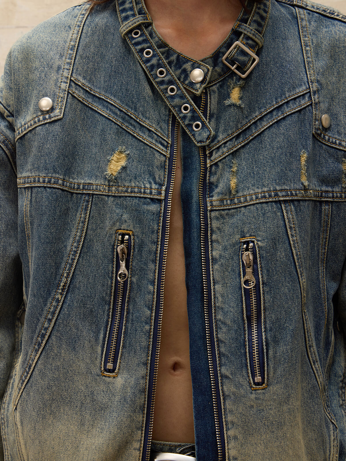 Washing Denim Jacket