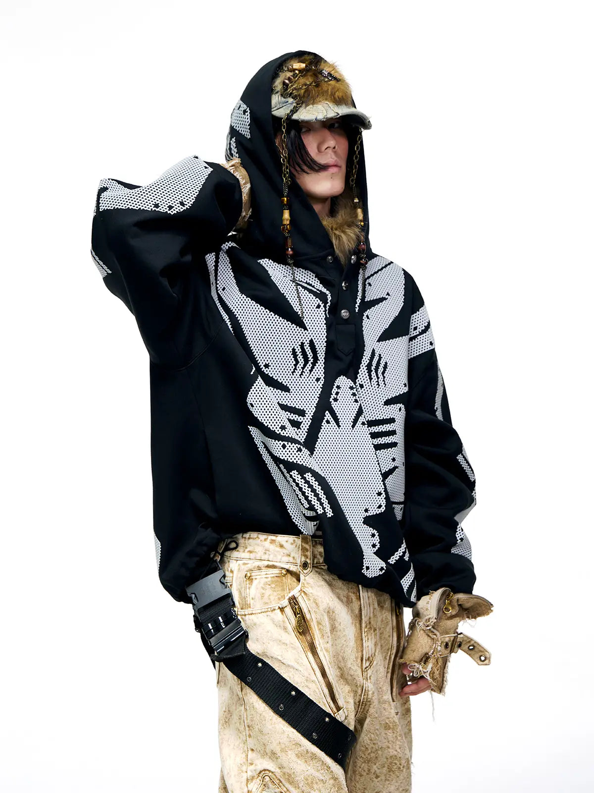 Reflective Armor Hoodie